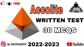 Accolite Written Test  20222023  Off Campus Drive  Accolite MCQS [upl. by Lihp322]