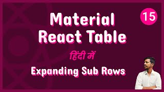 Material React Table v2  Expanding Rows 15 [upl. by Aniretake737]