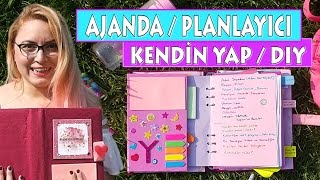 Kendin Yap Ajanda  Planlayıcı Yapımı  DIY Planner [upl. by Ferriter169]