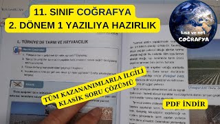 11 Sınıf Coğrafya 2 Dönem 1 Yazılıya Hazırlık 1 senaryo [upl. by Repooc]