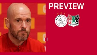 Ten Hag Het was hier de afgelopen dagen niet gezellig  AJANEC [upl. by Kirtap119]