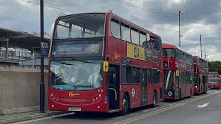 FRV Go Ahead London Route 5 Canning Town Stn  Romford Market Enviro400 Trident E126 LX09 FCC [upl. by Eiryt]