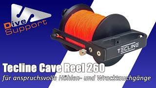 Tecline Cave Reel 260  für anspruchsvolle Höhlen und Wracktauchgänge  DiveSupport [upl. by Samanthia]