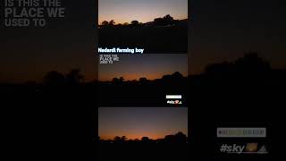 Sunset time view vairalshort shortvideo shortvideo sunsetview farming mountains [upl. by Eelamme]