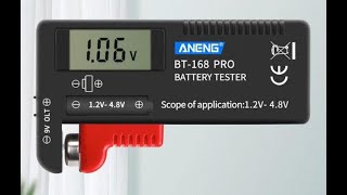 Тестер батареек ANENG BT 168 PRO [upl. by Alad]