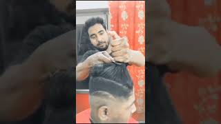 v shape new hairstyle tattoo 😍😍haircut shortvideo [upl. by Dag]