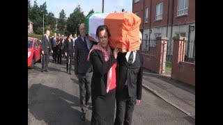 Margaret Doherty mother of hunger strike martyr Óglach Kieran Doherty TD laid to rest [upl. by Pease]