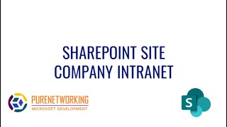 SharePoint Example Site  Company Intranet [upl. by Rodnas833]