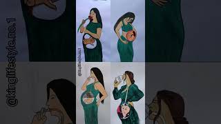 4 Deep meaning video about pregnancy time art animation viralvideo deepmeaning drawing [upl. by Yzzo249]