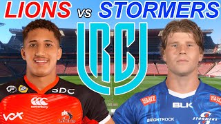 LIONS vs STORMERS United Rugby Championship 2022 Live Commentary [upl. by Kokaras]