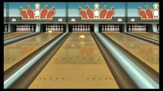 Wii Sports Resort  Bowling Score 300 Perfect Game [upl. by Adnilreb]