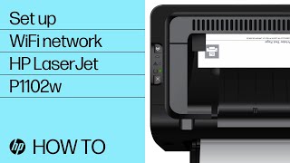 Set Up an HP LaserJet P1102w Printer on a Wireless Network from Windows  HP Printers  HP Support [upl. by Paulita]