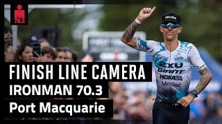 2024 IRONMAN 703 Port Macquarie  Finish Line Camera [upl. by Princess729]