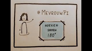 Hoeken samen 180 graden  Wiskunde uitleg vmbo [upl. by Boak]