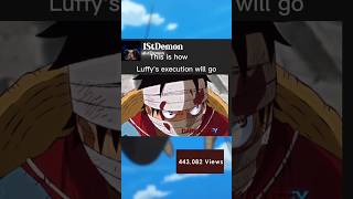 Luffys execution onepiece luffy anime shorts [upl. by Aikemot307]