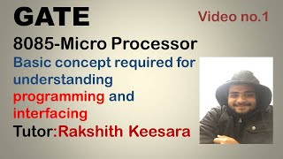 GATE8085 MicroprocessorArchitectureprogrammingmemory and IO interfacing [upl. by Maharva]