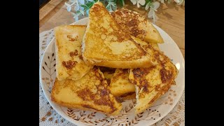 If you have toast 2 eggs and milk at home you can make a delicious breakfast French toast recipe [upl. by Clive]