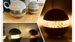 Betonlampe selber machen  Lampe aus Beton  DIY [upl. by Tomkins995]