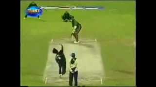 Mohammad Sami Hat Trick VS West Indies [upl. by Drawde]