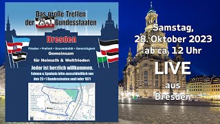 Live aus Dresden  Treffen der 251 Bundesländer  KlardenkenTV Produktion [upl. by Marty]