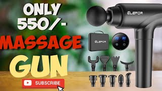 Best 💆‍♂️massage gun only in 550 latest wireless massage gun in india massager machine [upl. by Moraj]