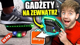 Testuje GADŻETY NA ZEWNĄTRZ z Allegro dziwny pojazd elektryczny [upl. by Darcee]