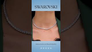 SWAROVSKI  Tennis Deluxe Necklace  Shorts [upl. by Noskcire683]