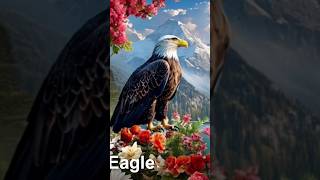 eagle in the garden on flying wildeagle motivation wedgetailedeagle birds vairalvideo trending [upl. by Eanahs]