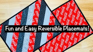 Fun and Easy Reversible Placemats [upl. by Oirrad]