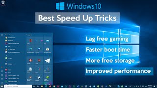 How to Speed Up Your Windows 10 Performance Best Settings Ever [upl. by Sidwel]