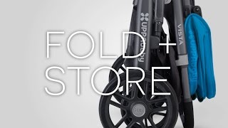 UPPAbby Vista Stroller  Fold  Store [upl. by Aikit]