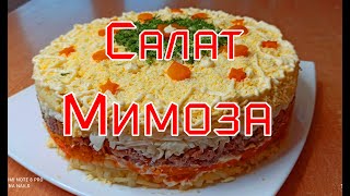 Как приготовить салат мимозаклассический рецепт салата мимоза [upl. by Egiaf]