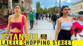 Laleli Shopping Street walking tour  Istabul 2023 4K [upl. by Eelinnej400]