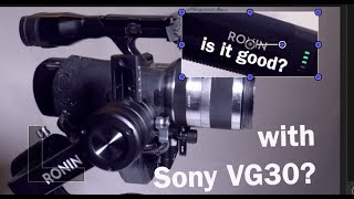 Best gimbal for Sony VG30 Ronin S vs Crane 2 vs Accsoon A1S [upl. by Westbrook]