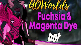 AQW  FUCHSIA DYE amp MAGENTA DYE Quest Bot  BELEEN Merge Shop Bot  Grimoire 38 PRO [upl. by Ecnadnac]