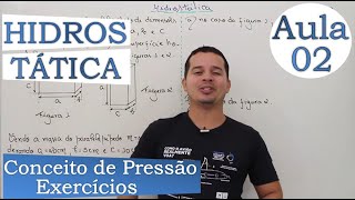 Hidrostática Exercícios  Aula 02 [upl. by Brote]