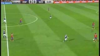 Spain Scotland Silva goal in 6th min probably the best team goal ever [upl. by Santoro]