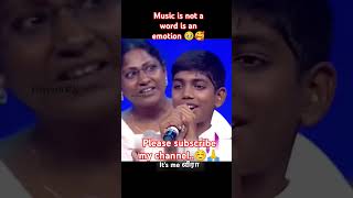 Music is another way of language 🥹🥰 music musicsong singer supersinger talent subscribe love [upl. by Vez]