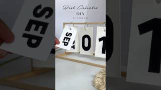 DIY Desk Calendar tutorial  Art beats [upl. by Dewie972]