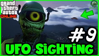 GTA Online  UFO Sighting Location 9 amp Stealth UFO Abandoned Barn  Military Base🛸👽 [upl. by Onairotciv25]