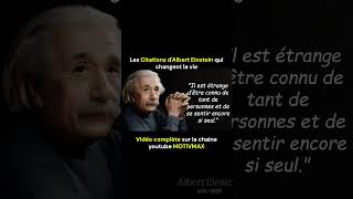 Les citations dAlbert Einstein qui changent la vie  CITATIONS Albert Einstein [upl. by Lamok]