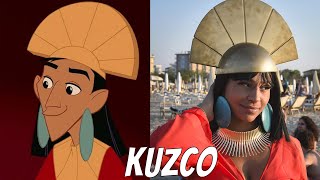 Kuzco lempereur mégalo Personnages de la vraie vie [upl. by Azalea308]