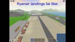 Ryanair Landings be like [upl. by Ahsinrat]