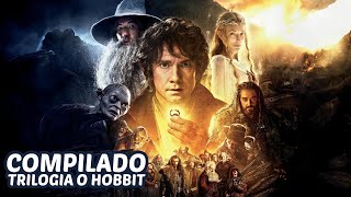 MARATONA O HOBBIT TRILOGIA Uma Saga Senhor dos Anéis  Melhores Momentos [upl. by Uno]