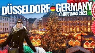 Düsseldorf Germany  Christmas Markets  Christmas 2023  Full Tour [upl. by Kcired574]