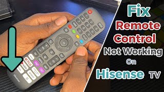 Hisense TV Remote Control Not Working How to Fix Unresponsive Hisense Remote [upl. by Bolling]