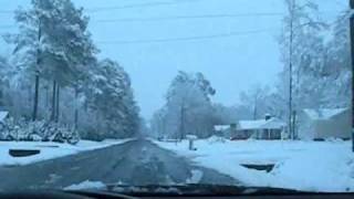 White Christmas in NC 2010 [upl. by Marice]