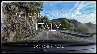 Driving in Italy from Selvino to Nembro 🇮🇹 Amazing hairpin road 🚙🌞 [upl. by Strohbehn]