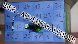 BIER Adventskalender  Schnell Einfach Selber Machen  Basteln  Last Minute Geschenk Für Freund DIY [upl. by Chelsey572]