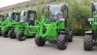 China wheel loader ZL08 is driving with hydrostatic transmission [upl. by Codd]